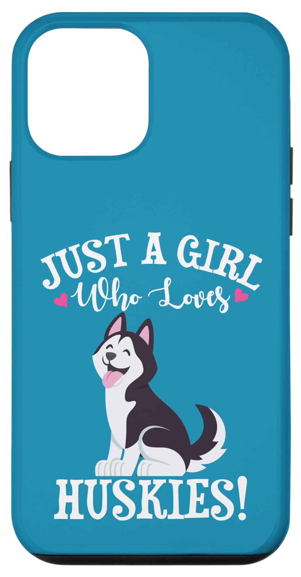 iPhone 12 Mini Case - Cute Siberian Husky Design for Dog Lovers | Durable Protective Cover for Everyday Use & Outdoor Activities