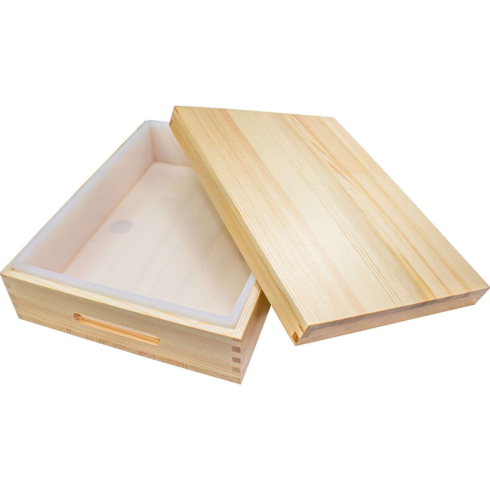Premium Wooden Soap Molds for Soap Making - Large 11.3 lb Loaf Mold with Cover, Rectangle Silicone Soap Mold 174 oz - Perfect for Handmade Soap, DIY Gifts & Craft Projects