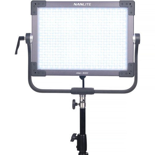 Nanlite Alien 300C RGBWW LED Panel with Softbox & Eggcrate - Professional Studio Lighting for Photography, Videography, and Live Streaming