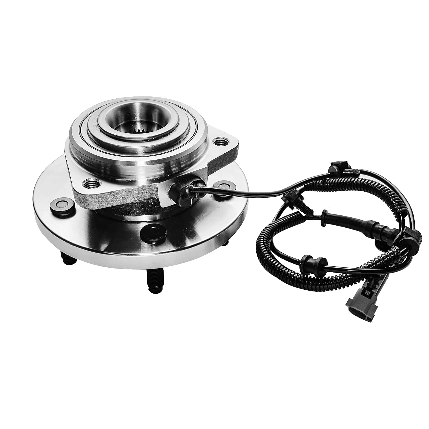 Detroit Axle Front Wheel Bearing and Hub Assembly Kit - Compatible with 2005-2010 Jeep Commander & Grand Cherokee - Includes 2 Wheel Bearings, 2 Hubs & 10 Lug Nuts - Durable Replacement Parts for Off-Roading & Daily Driving