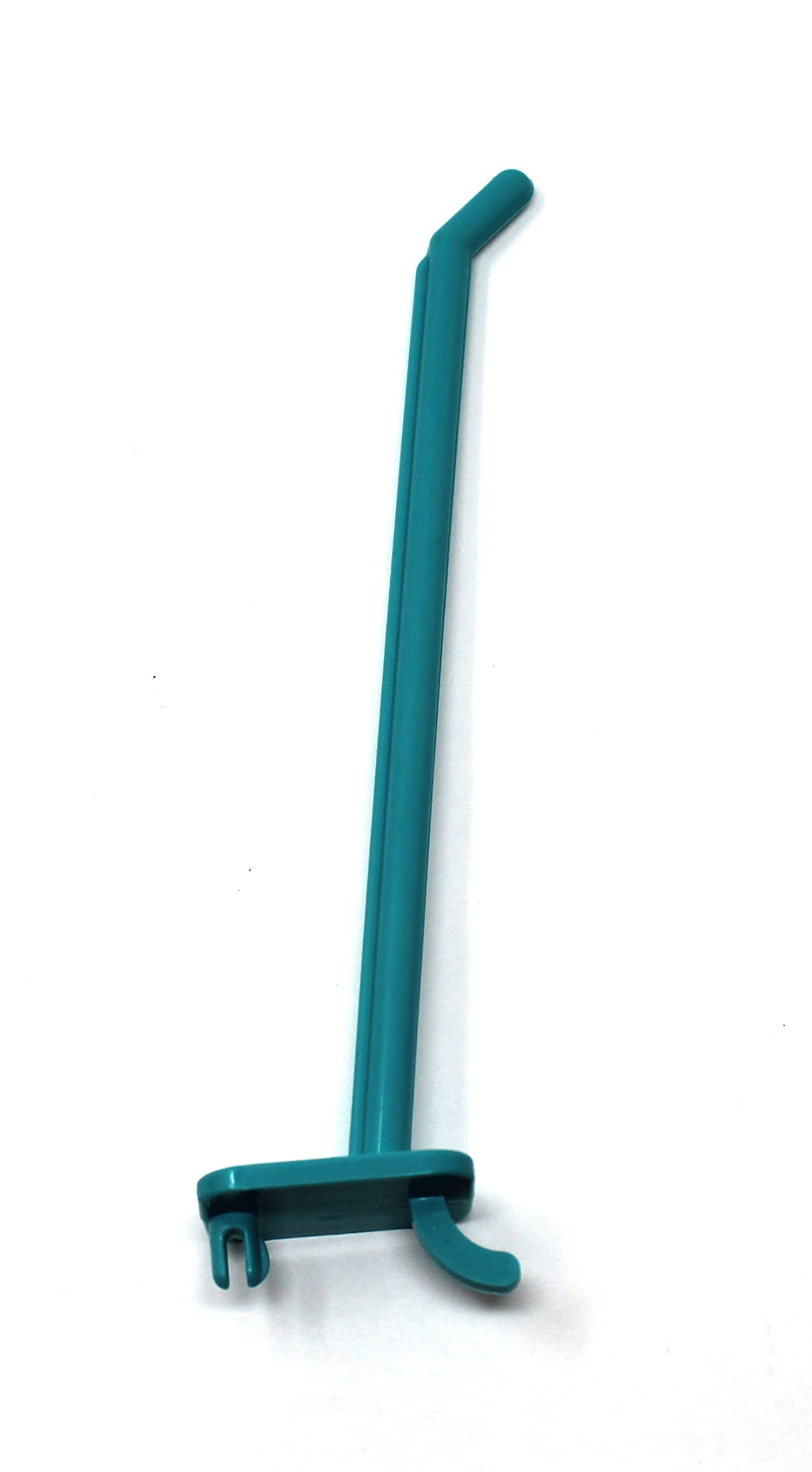 JSP Manufacturing Teal Plastic Pegboard Hooks for Garage, Tools, Storage, Jewelry & Crafts - 2