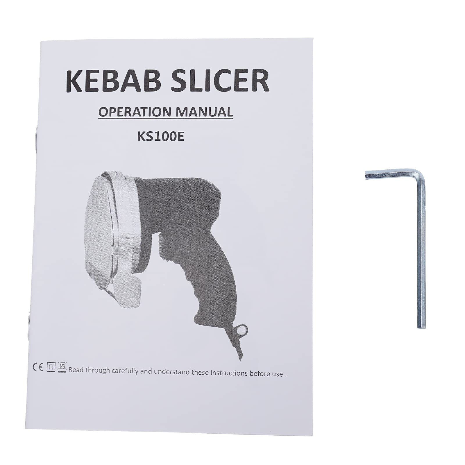80W Electric Shawarma Knife with Round Blade - Professional Turkish Kebab Slicer & Gyro Cutter - Handheld Electric Meat Slicer for Lamb, Pork, Chicken - Perfect for Restaurants, Food Trucks & Home Cooking