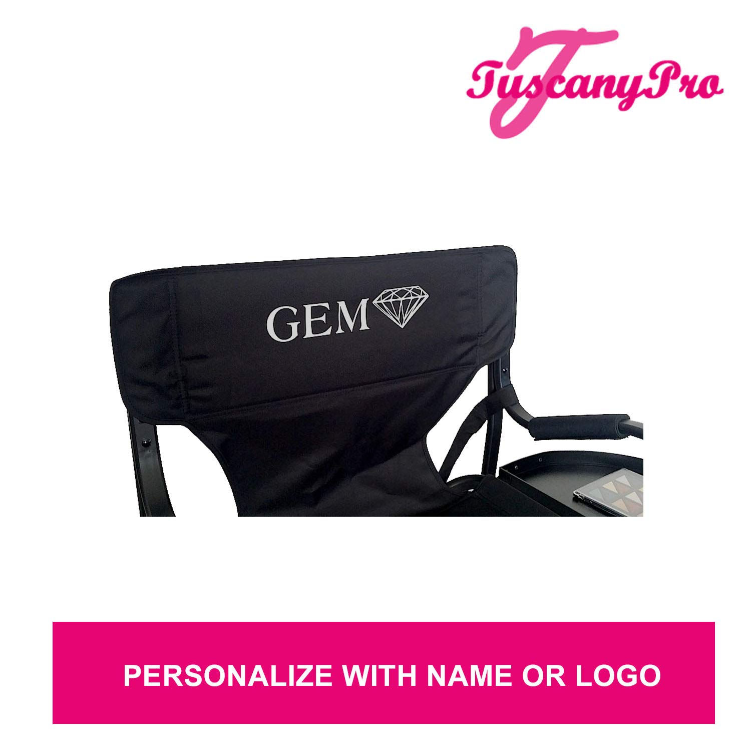Portable Makeup Stylist Chair with Logo - 25