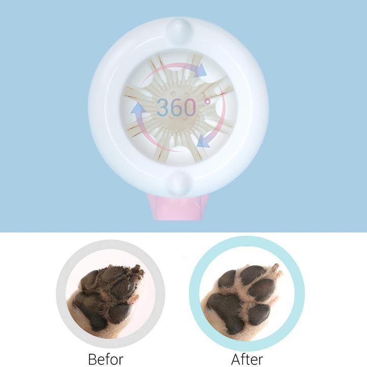 Portable Silicone Dog Paw Cleaner Cup - Handheld Pet Paw Washer for Mud & Dirt - Perfect for Hiking, Walking & Outdoor Adventures