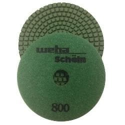 4 Inch Weha Diamond Polishing Pads for Granite, Marble & Concrete - 3.4mm Thick Wet/Dry Grinding Discs - Perfect for Countertop, Floor & Stone Restoration Projects