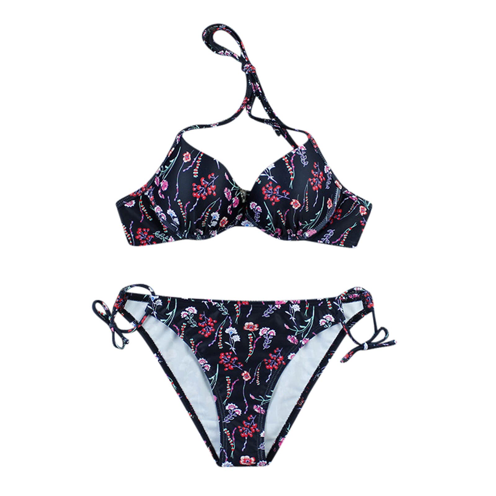 Sexy Women's String Bikini Set - Thong Two Piece Swimsuit with Bandeau & Bandage Design | Perfect for Beach, Pool Party & Summer Vacation