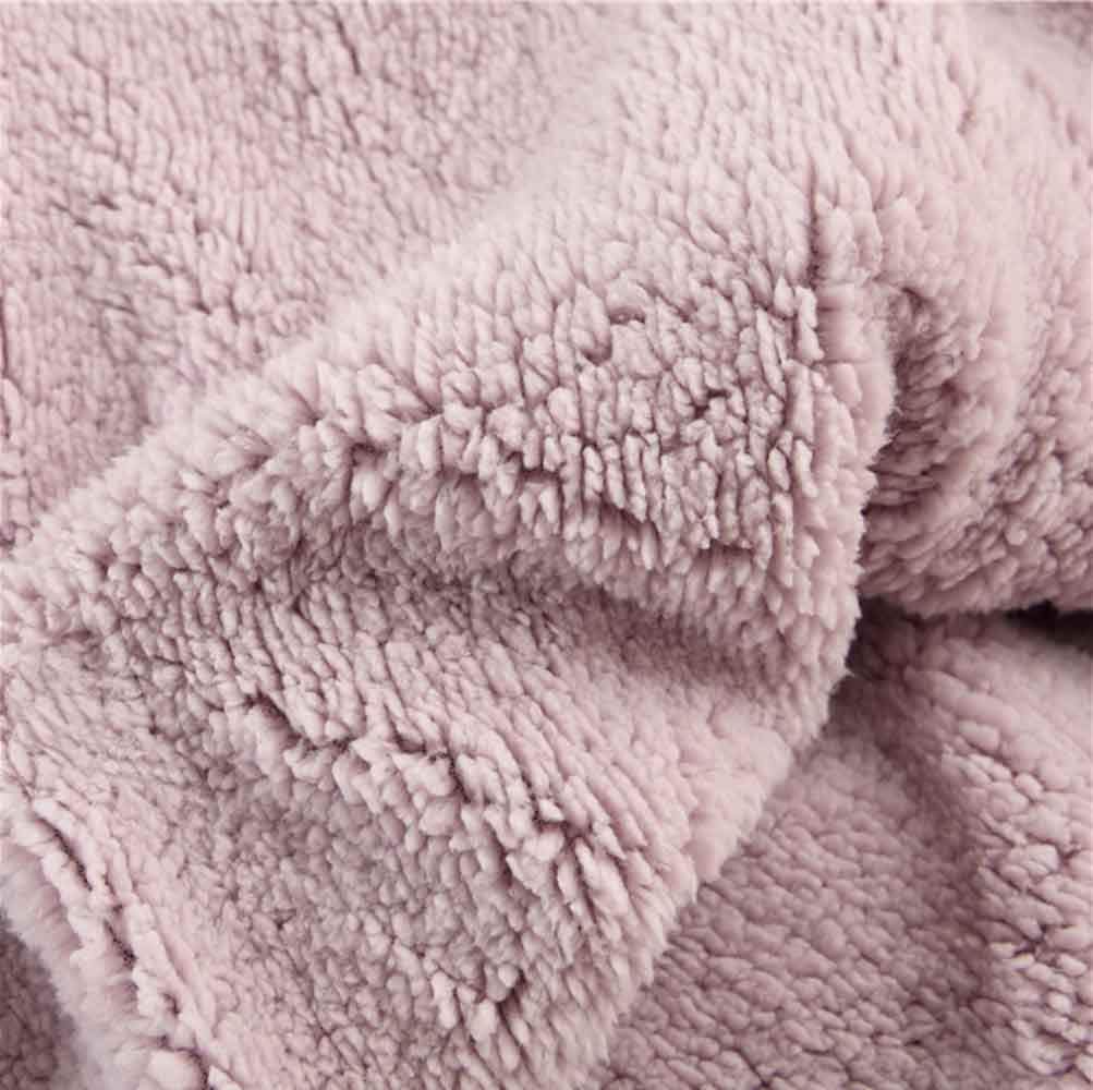 Soft Sherpa Throw Blanket - Cozy Faux Fur & Flannel Wool Blanket for Couch, Bed - Double Thick Warm Plush Blanket for Winter, Home Decor, Gifts