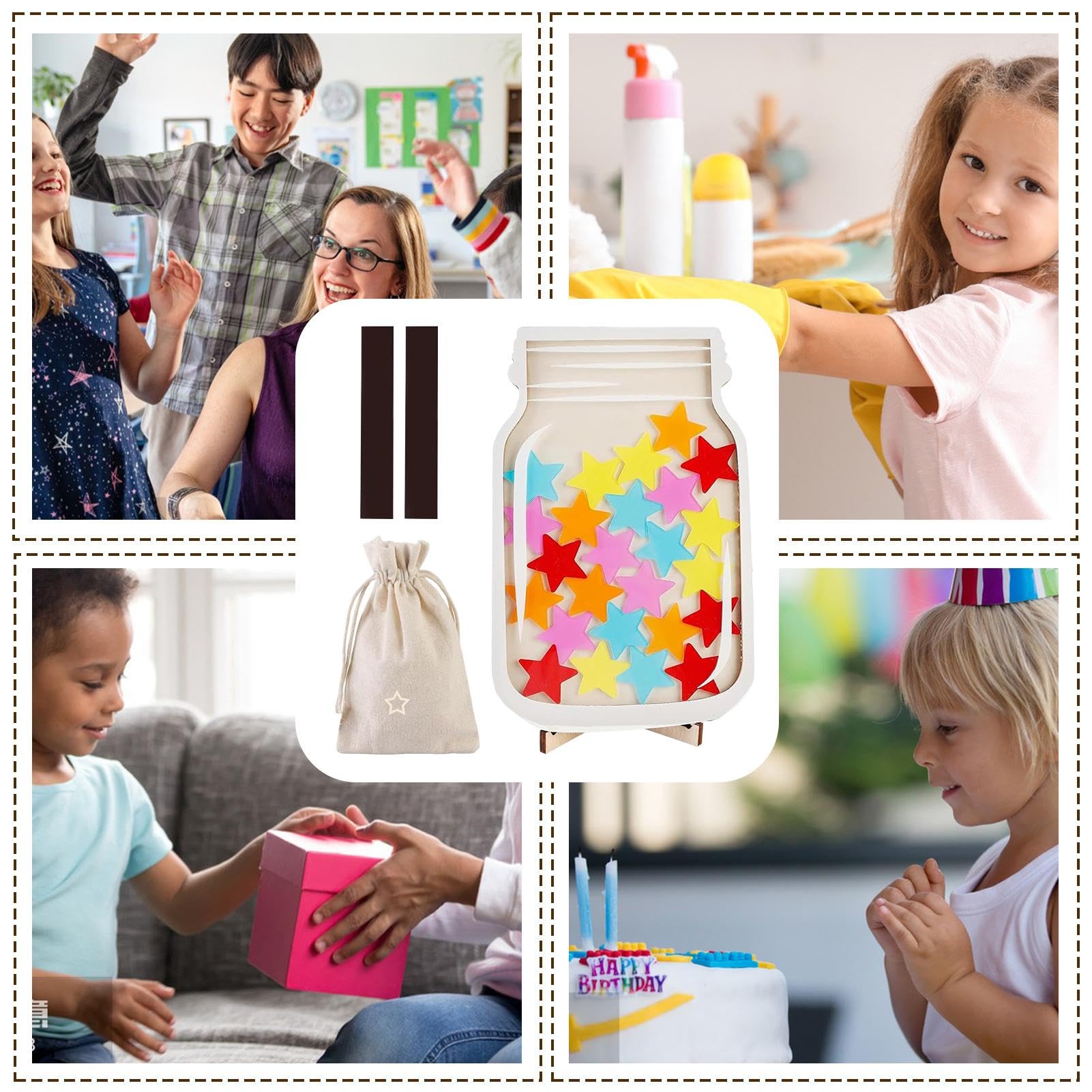 Custom Magnetic Reward Pot System for Classroom - Behavior Incentive & Star Reward Board for Kids | Perfect for Teachers, Parents & Homeschooling