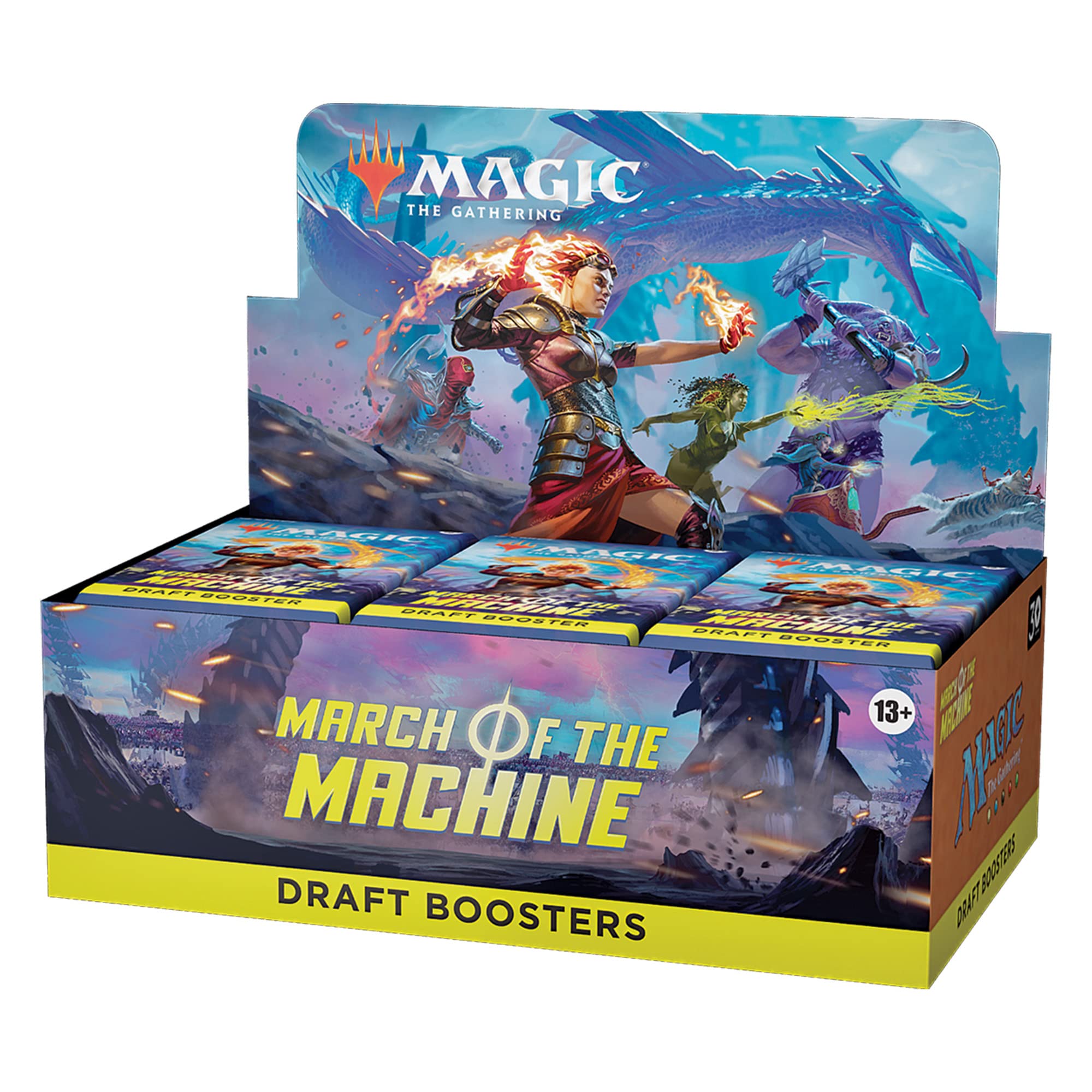 Magic: The Gathering March of the Machine Draft Booster Box - 36 Packs (540 Cards) | MTG Collector's Edition for Deck Building & Game Nights
