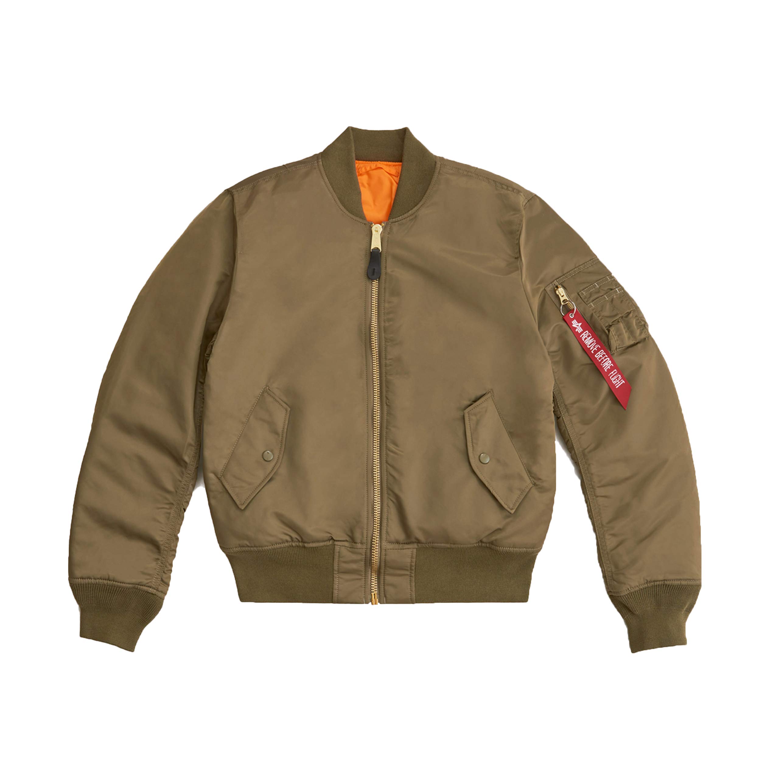 Alpha Industries MA-1 Slim Fit Bomber Flight Jacket for Men - Lightweight Military Pilot Jacket with Water-Resistant Nylon - Perfect for Casual Wear, Street Style & Outdoor Adventures