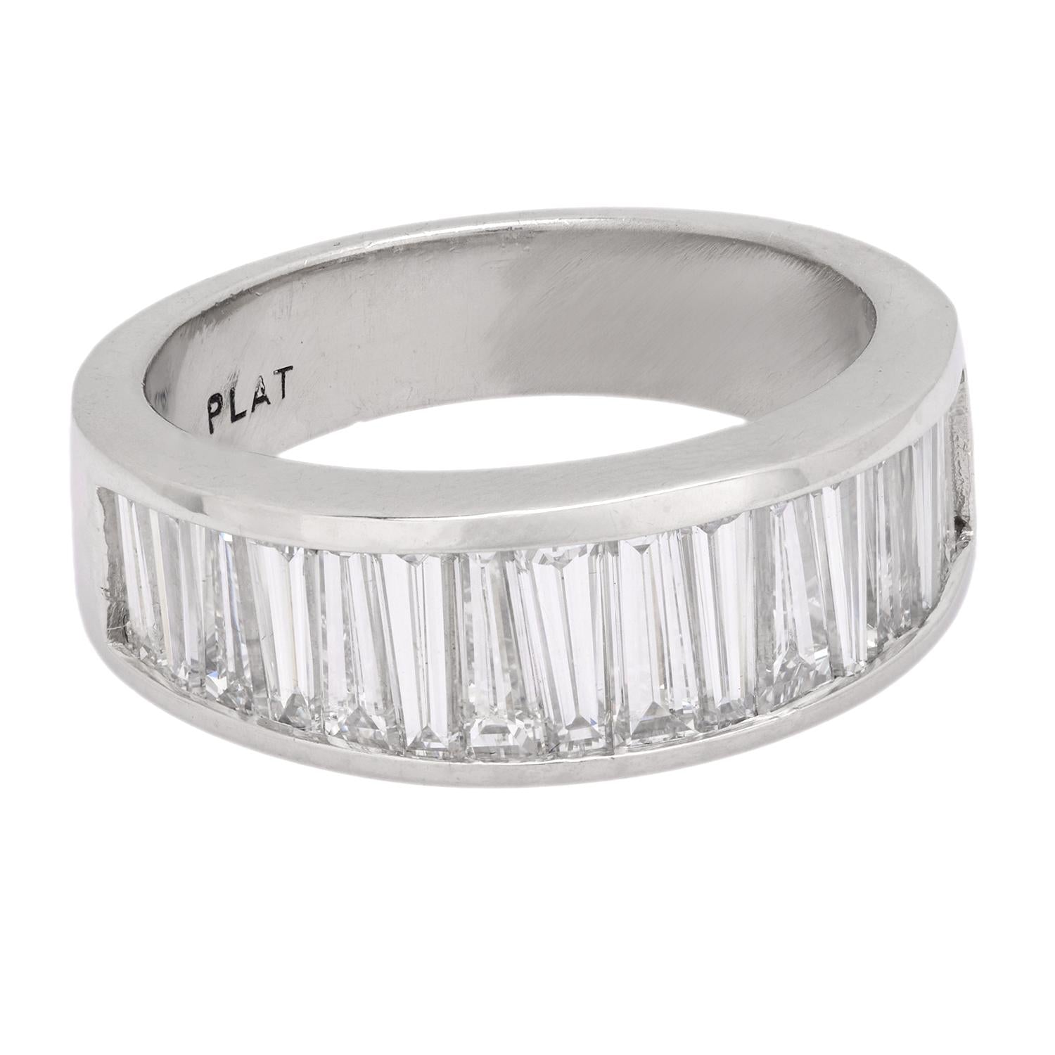 Platinum Diamond Half Band Ring for Women - Elegant Wedding & Anniversary Jewelry Gift - Perfect for Engagements, Proposals & Special Occasions