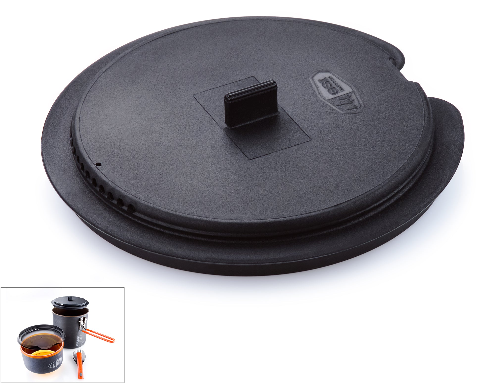 nFORM Ultralight Soloist Lid - Lightweight Camping Cookware Lid for Backpacking, Hiking & Outdoor Adventures - Perfect for Solo Travelers & Minimalist Gear