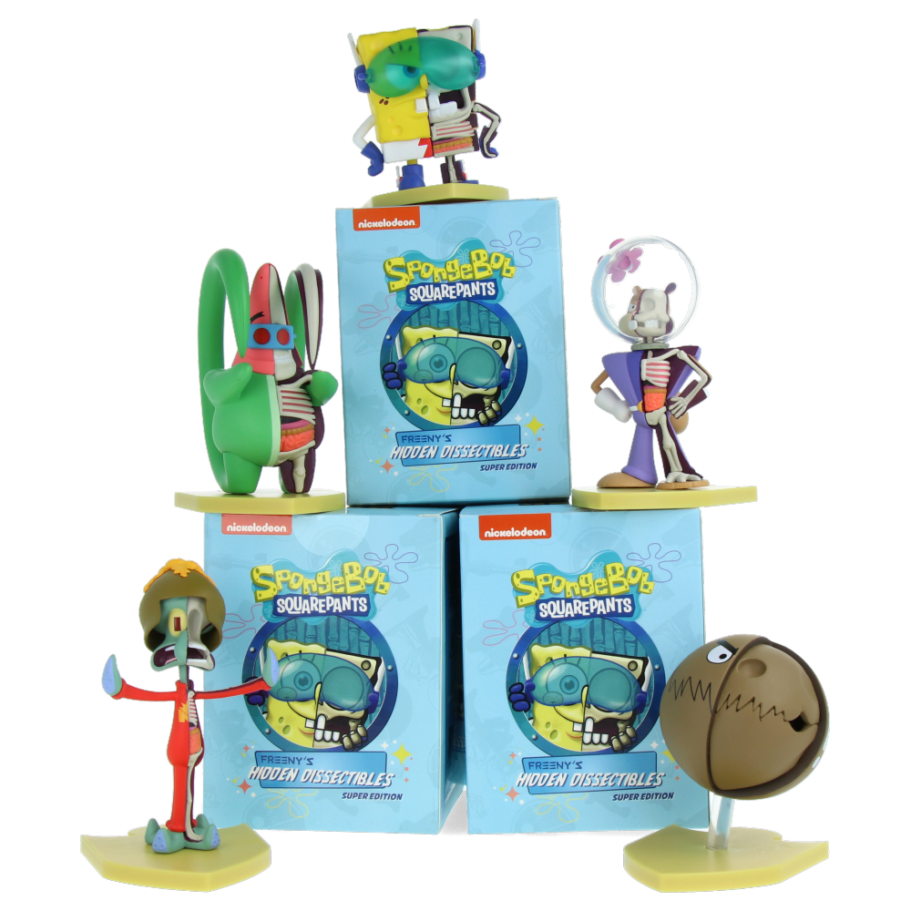 Freeny's Hidden Dissectibles SpongeBob Figure - Series 04 Super Edition Collectible Toy for Adults & Fans | Perfect for Display, Gifts, and SpongeBob Memorabilia Collections