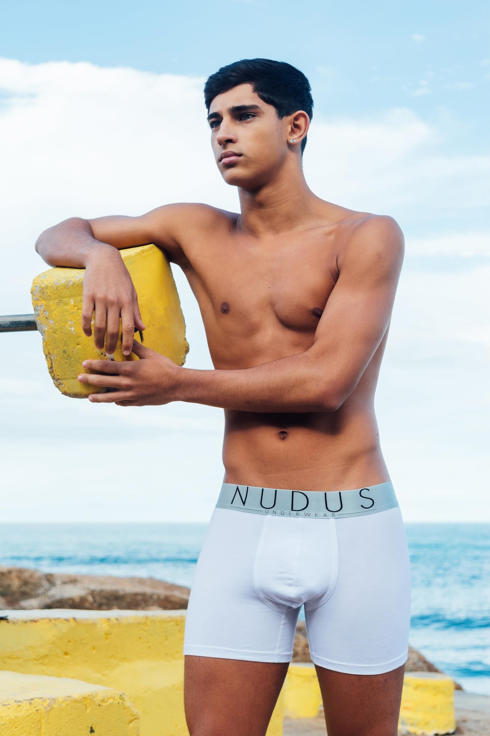 NUDUS Men's Cotton Underwear 4-Pack - Soft Breathable Briefs, Trunks & Boxer Briefs Multipack - Perfect for Everyday Wear, Gym & Travel