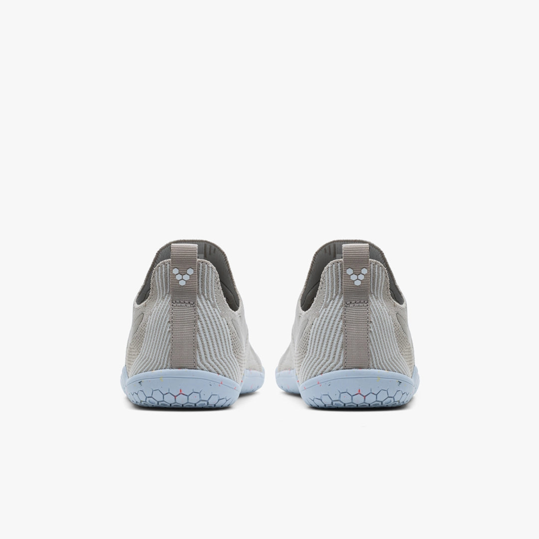 Vivobarefoot Women's Primus Lite Knit Barefoot Shoes - Feather Grey | Lightweight & Flexible for Running, Gym & Everyday Wear