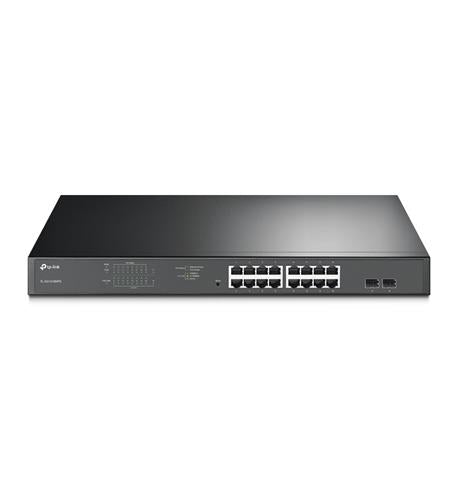 16 Port Gigabit Easy Smart PoE+ Switch with 150W Budget - Ideal for Home Office, Small Business Network & IP Camera Setup