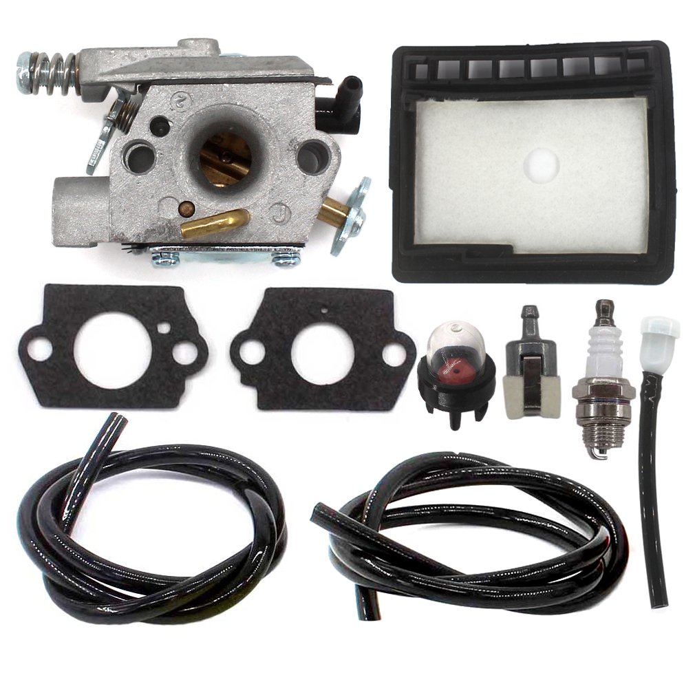 AISEN WT589 Carburetor Replacement for Echo CS300 CS301 CS305 CS306 CS340 CS341 CS345 CS346 Chainsaw - Compatible with A021000230 A021000231 A021000232 - Includes Carb Gasket & Fuel Line - Perfect for Wood Cutting, Tree Trimming, and Landscaping