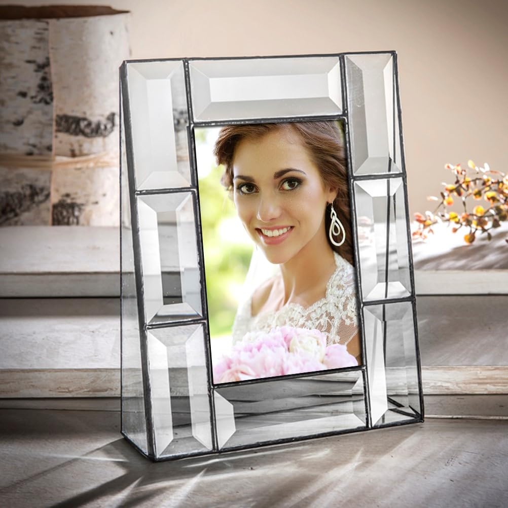4x6 Clear Glass Picture Frame - Home & Office Décor for Photos