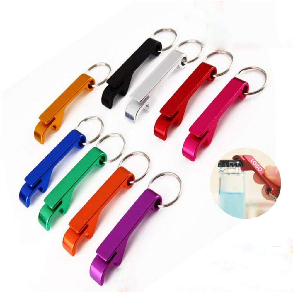 4-in-1 Portable Bottle Opener Keychain - Aluminum Alloy Multi-Tool for Beer, Soda & Wine - Compact Kitchen & Bar Accessory (5-Pack) - Perfect for Camping, Parties & Outdoor Adventures