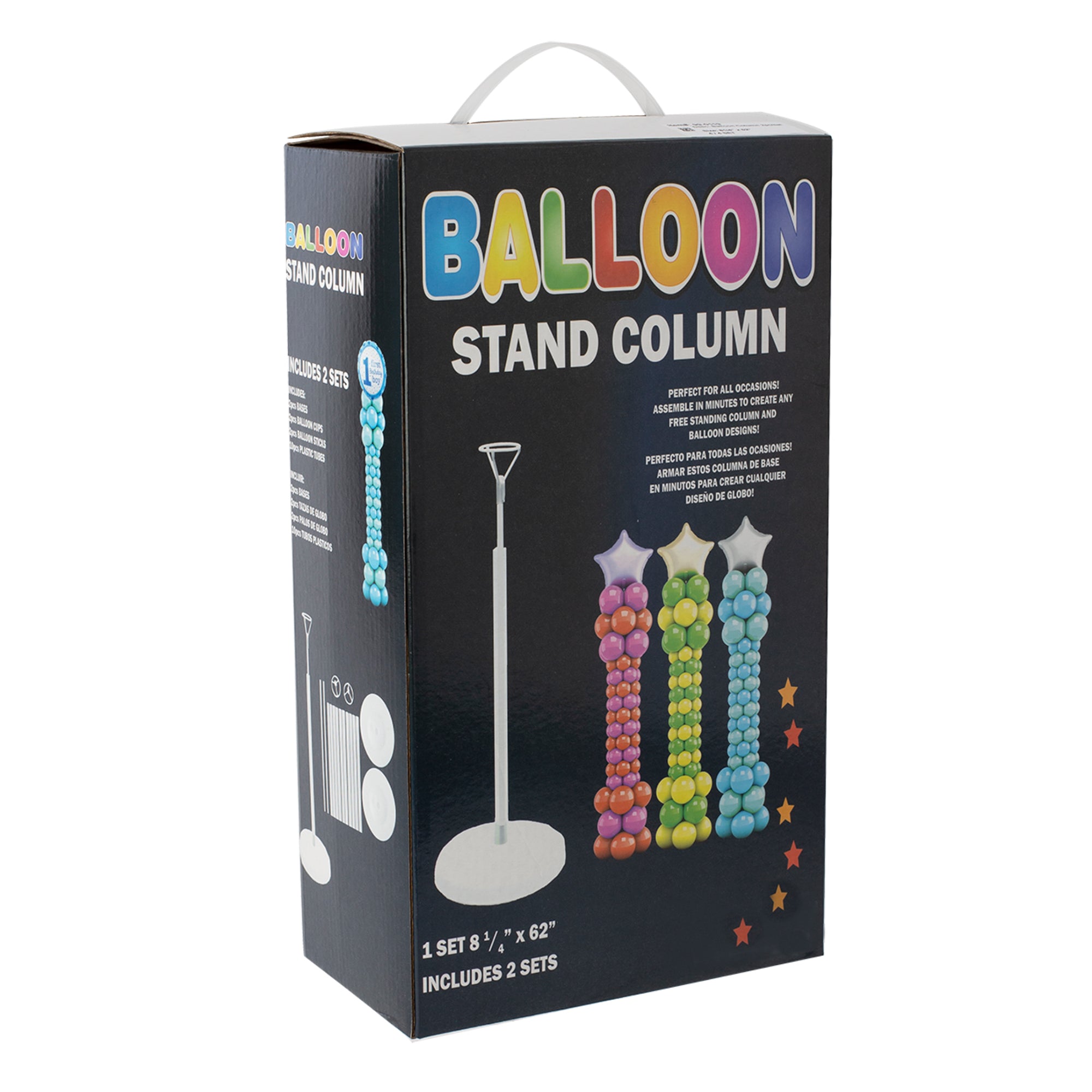 2-Piece Balloon Arch Column Kit for Party Decorations | Birthday, Wedding & Baby Shower Decor | Easy DIY Balloon Stand for Events