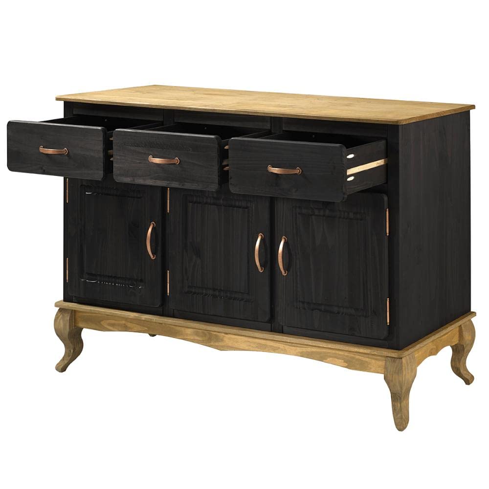 Dash Furniture Buffets & Sideboards - Kitchen Storage Cabinets, Bar & Liquor Cabinet with Shelves, Kitchen Island with Storage & Drawers, Entertainment Center for Living Room - Perfect for Dining Room Storage, Home Bar Setup & TV Stand Organization
