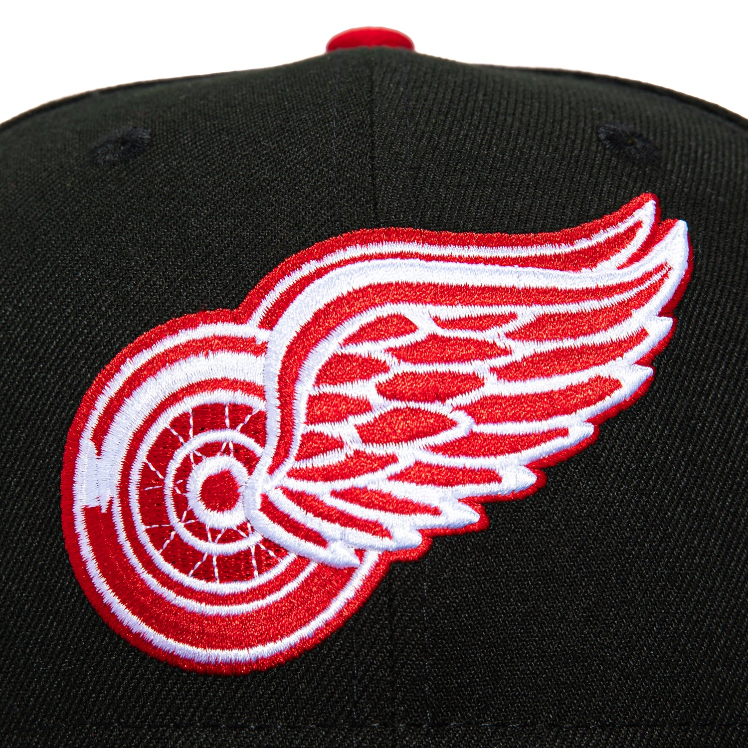 New Era 59Fifty Detroit Red Wings Adjustable Snapback Hat - Black - Official NHL Licensed Cap for Men & Women - Perfect for Baseball, Basketball, and Casual Streetwear Fashion
