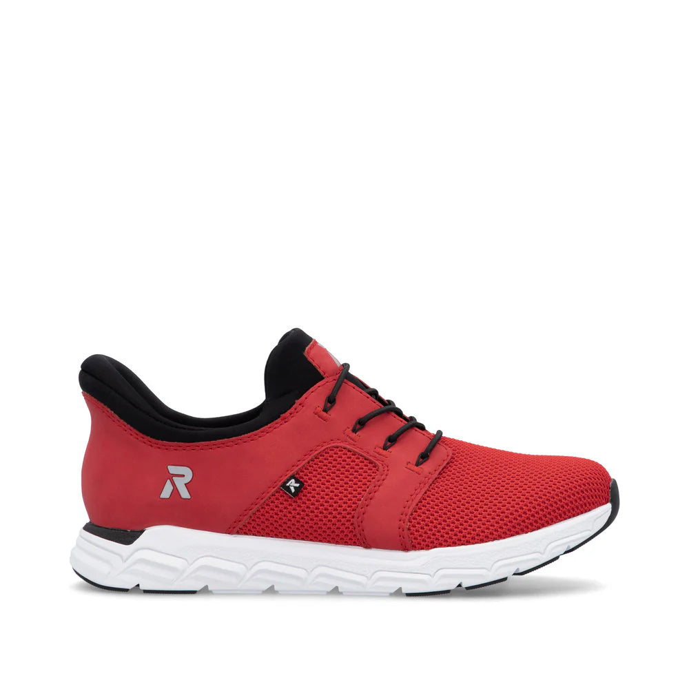 Rieker M9050 Women's Comfortable Red Casual Shoes - Perfect for Walking, Office & Everyday Wear