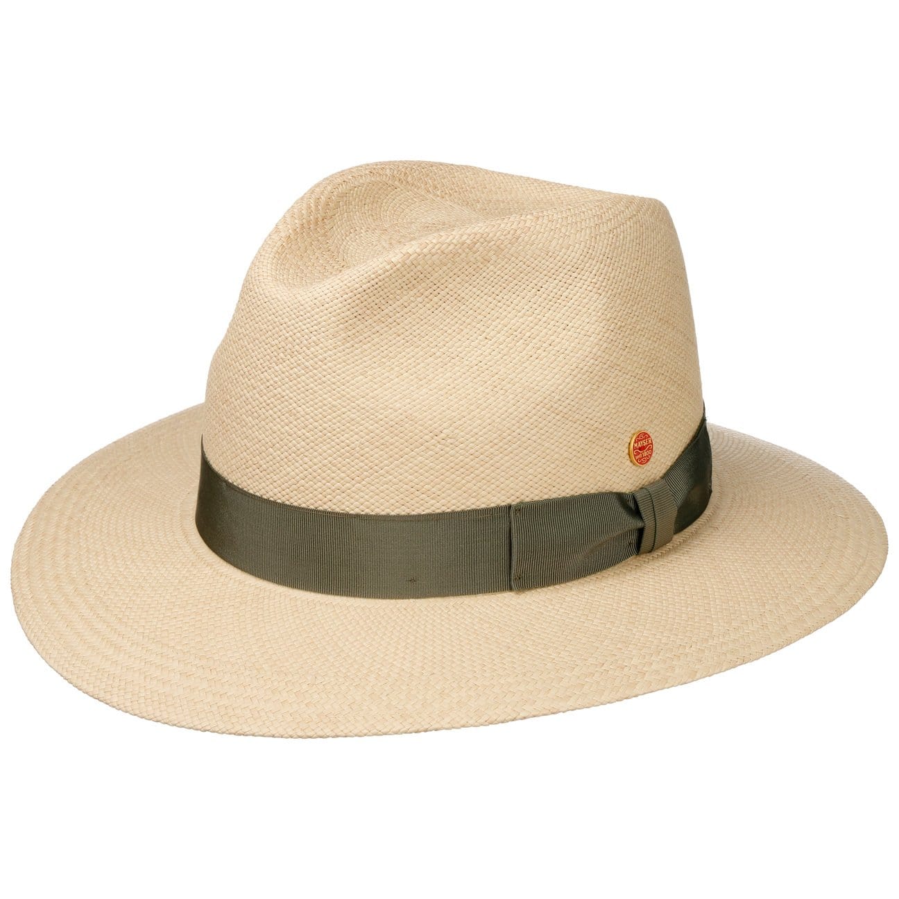 Menton Panama Straw Hat by Mayser - Lightweight Summer Hat for Women & Men, Breathable Sun Protection for Beach, Travel & Outdoor Activities