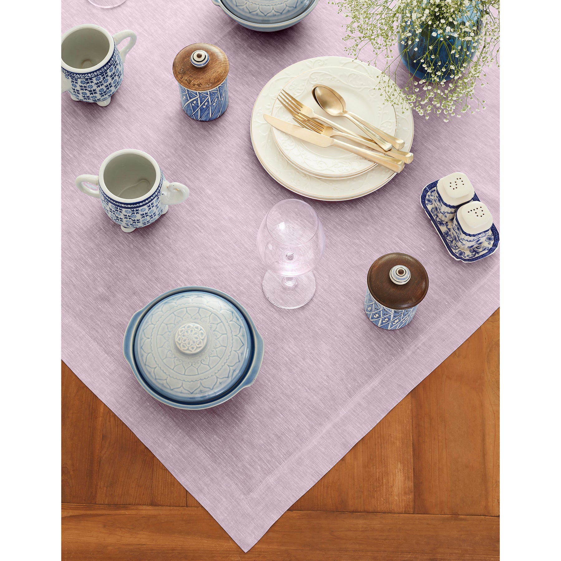 Athena Decorative Table Throw - Soft & Stylish Table Cover for Dining, Living Room, and Outdoor Use - Perfect for Parties, Weddings, and Home Decor