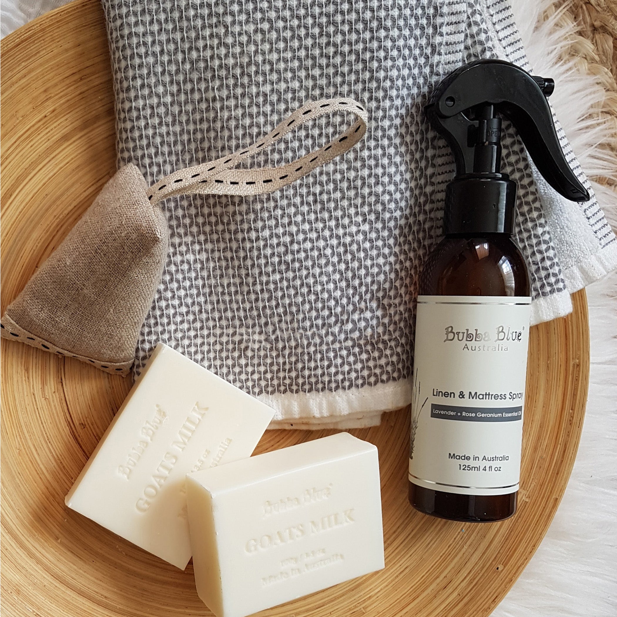 Natural Linen & Mattress Refresher Spray - 125ml Organic Fabric Freshener for Bedding, Sofa & Home - Eliminates Odors & Leaves Fresh Scent - Perfect for Daily Use & Travel