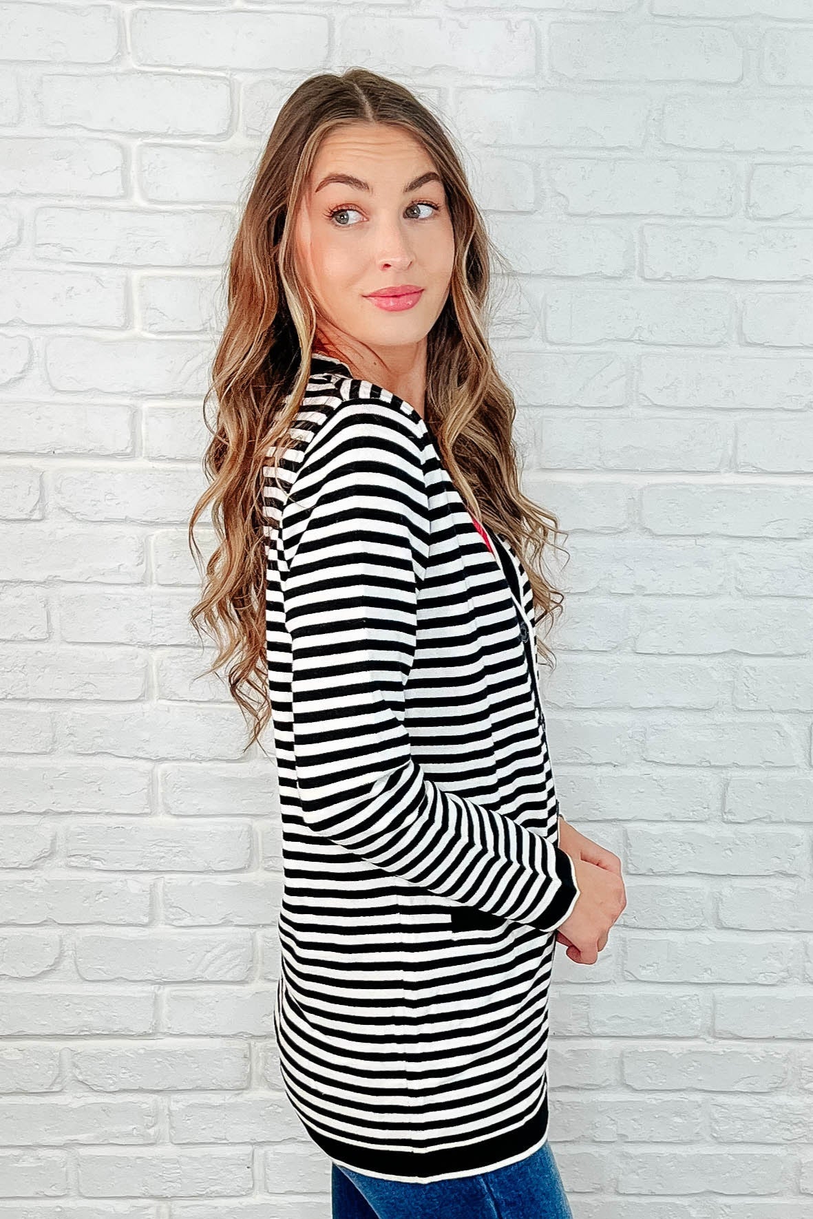 Stylish Striped Cardigan for Women - Cozy Knit Sweater for Fall & Winter | Perfect for Casual Outfits, Office Wear & Layering