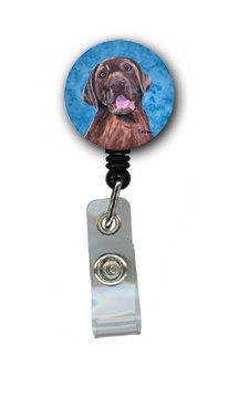 Retractable Badge Reel for Work ID & Security Cards - Heavy Duty Clip for Nurses, Teachers & Office Professionals (Labrador Design) | Perfect for Hospitals, Schools & Corporate Offices