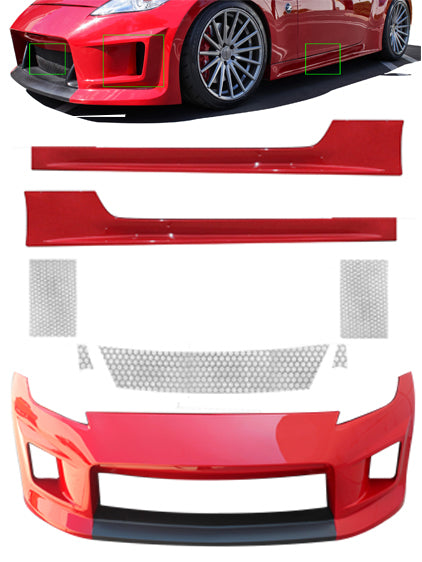 2009-2020 Nissan 370Z Z34 4-Piece Body Kit - KB11120KT1 | Aerodynamic Upgrade for Sporty Look & Performance | Perfect for Car Enthusiasts & Racing Events