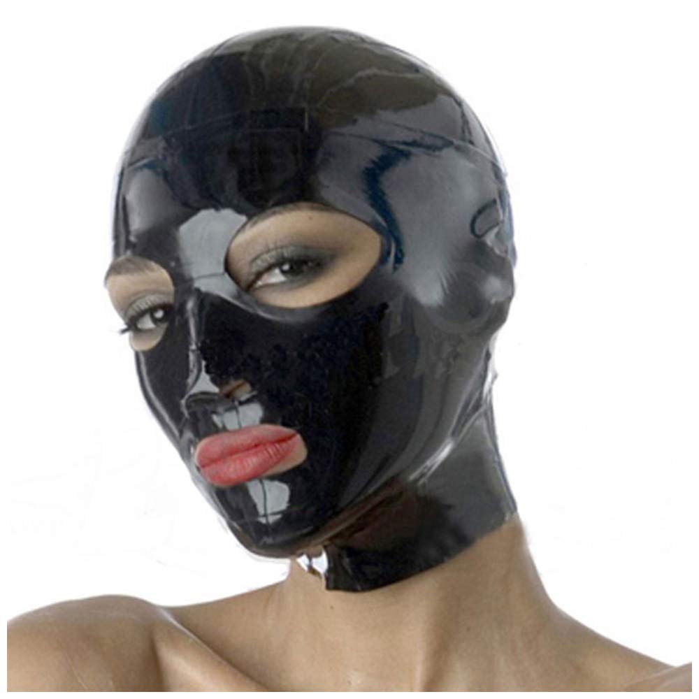 Unisex Latex Mask with Open Eyes, Mouth & Nostrils - Halloween Costume, Cosplay, Club Wear & Party Accessory for Adults