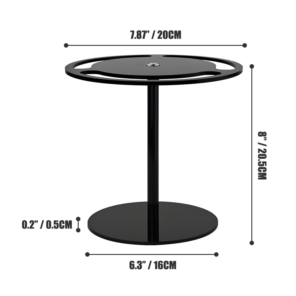 360° Rotating Acrylic Sunglasses Organizer Stand with Anti-Slip Base - Eyeglasses Display Rack Holder for Dresser Tabletop (8