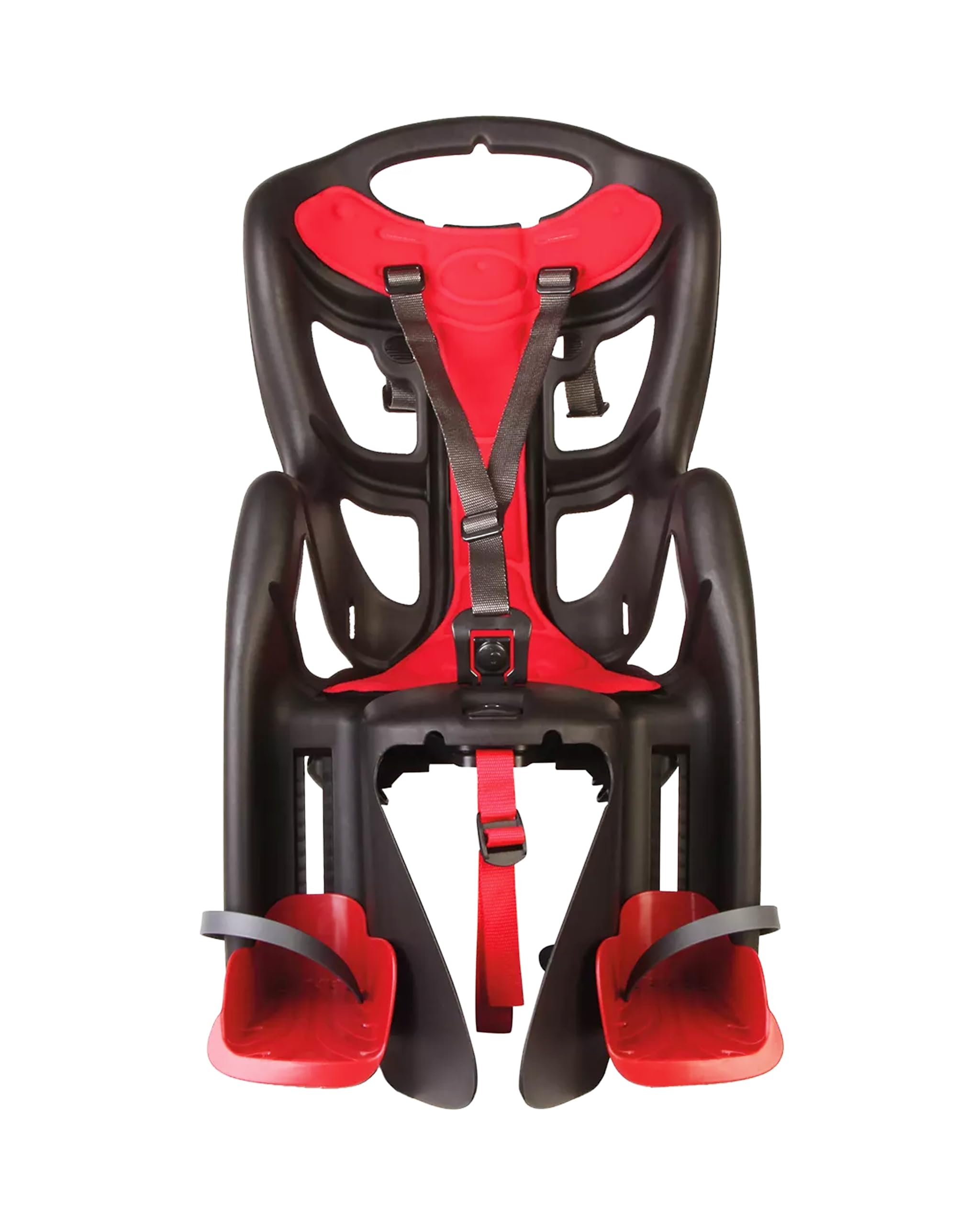 **Pepe Black Rack Mount Child Bike Seat - Large Size, Safe & Durable Bicycle Carrier for Kids - Made in Italy | Perfect for Family Rides, Commuting & Outdoor Adventures**