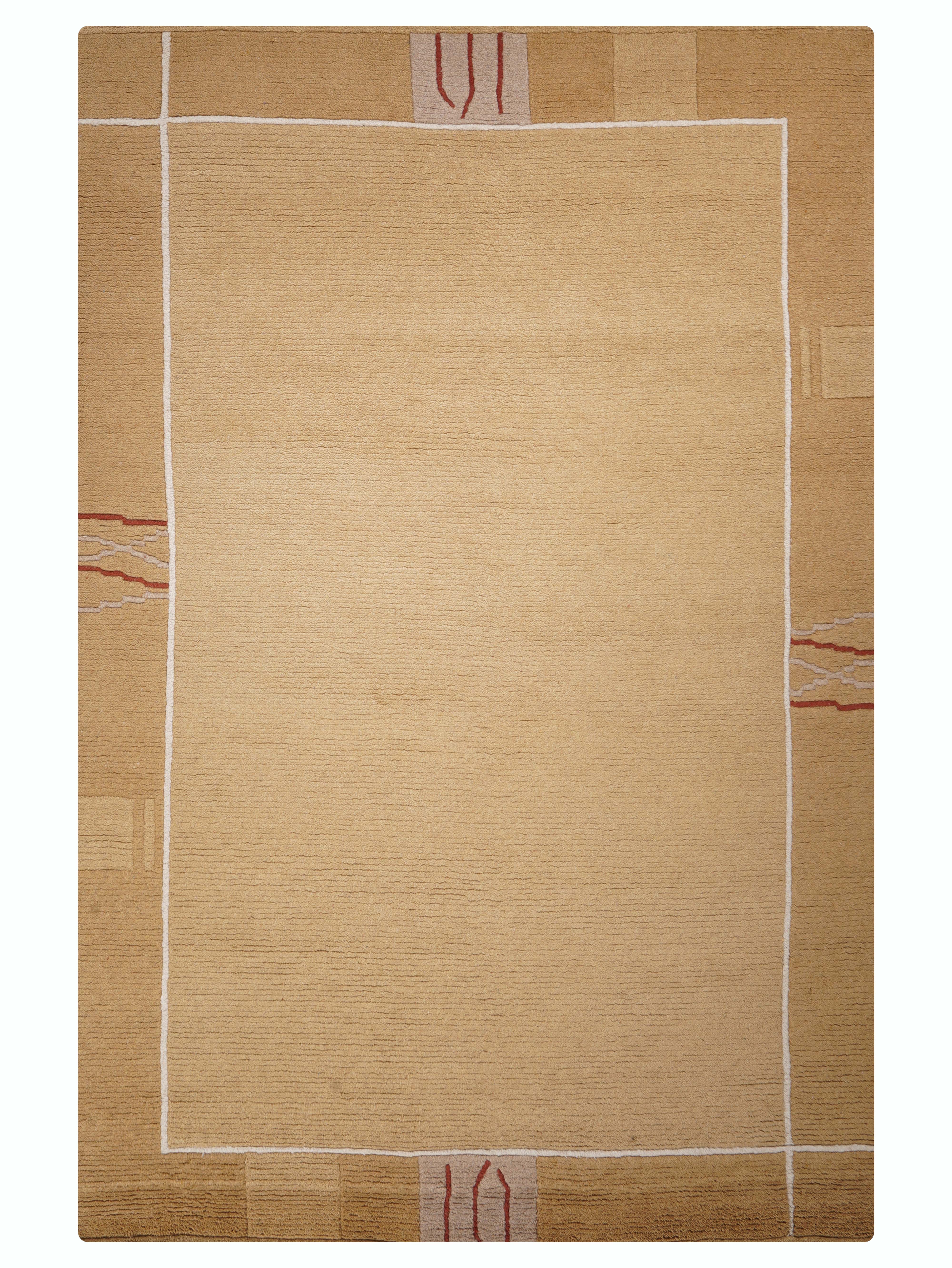 Handmade Rugnique Hand Knotted Wool Rug - Premium Bohemian Style Area Rug for Living Room, Bedroom & Home Decor