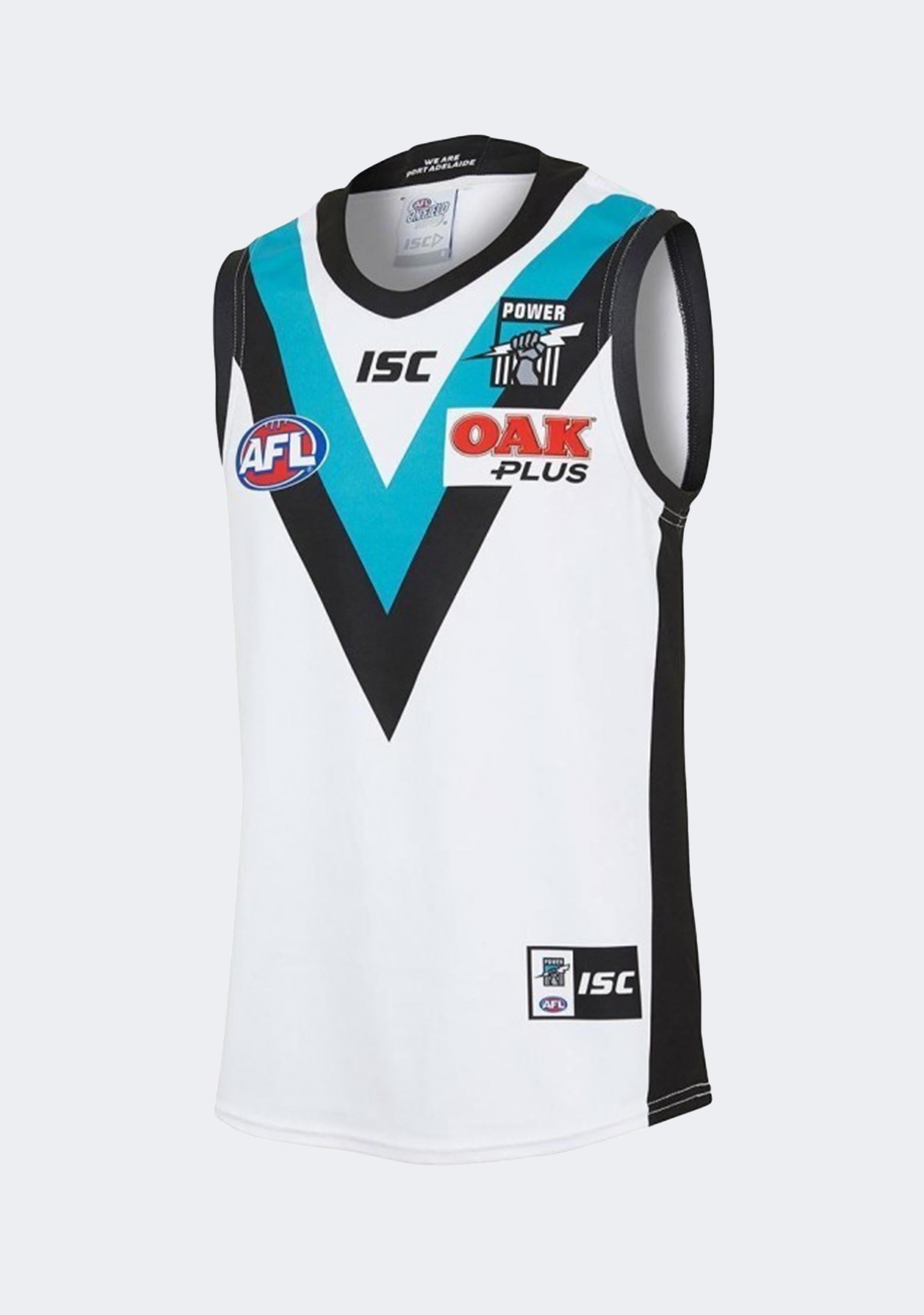 ISC Men's Port Adelaide 2019 Clash Guernsey - Authentic AFL Football Jersey for Fans & Players - Perfect for Game Day, Sports Events & Casual Wear