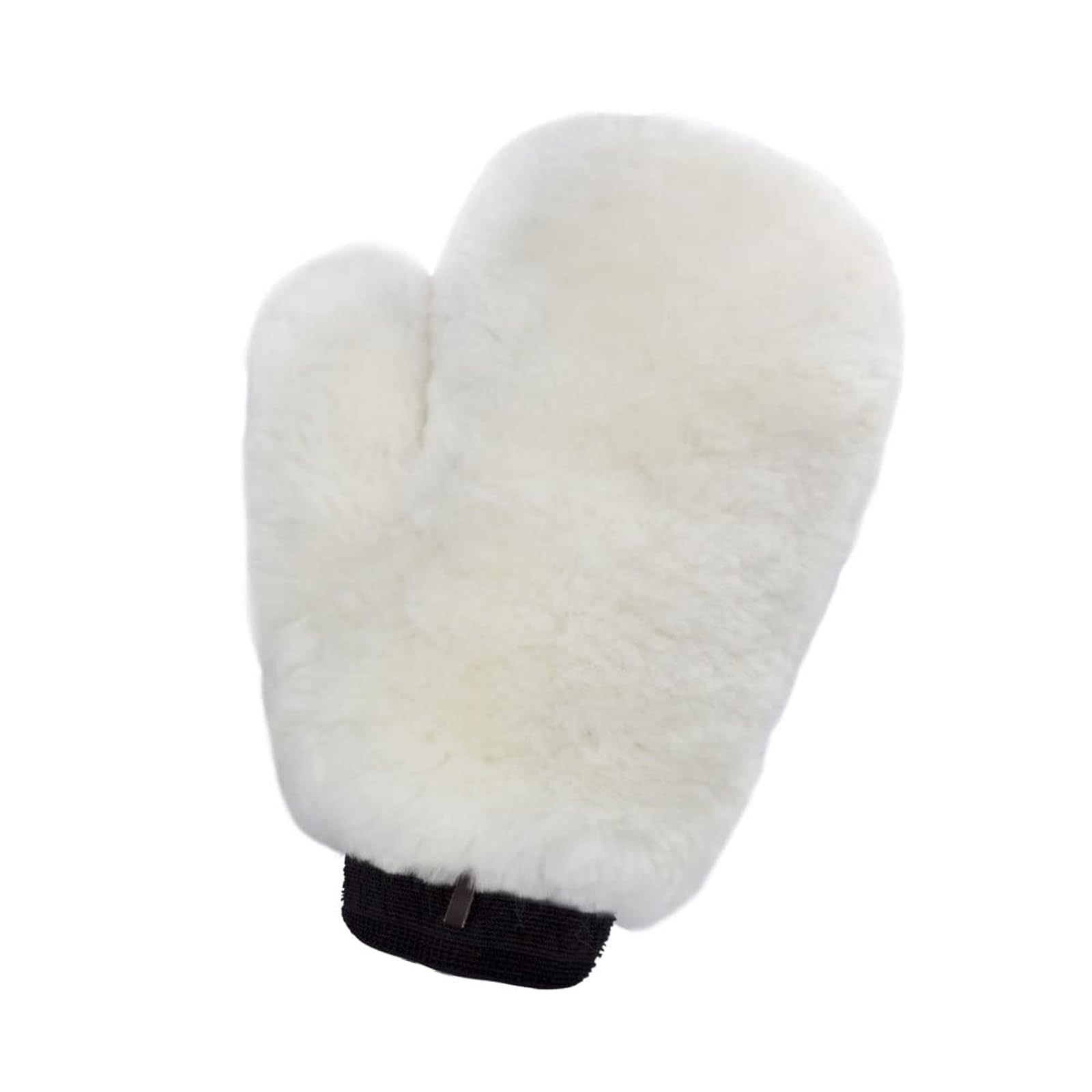 Gracefur Ultra-Soft Double-Sided Sheepskin Car Wash Mitt - Scratch-Free Lambswool Detailing Glove for Cars, Trucks & SUVs (Extra Large, White) - Gentle Hand Wash & Wax Application for Showroom Shine