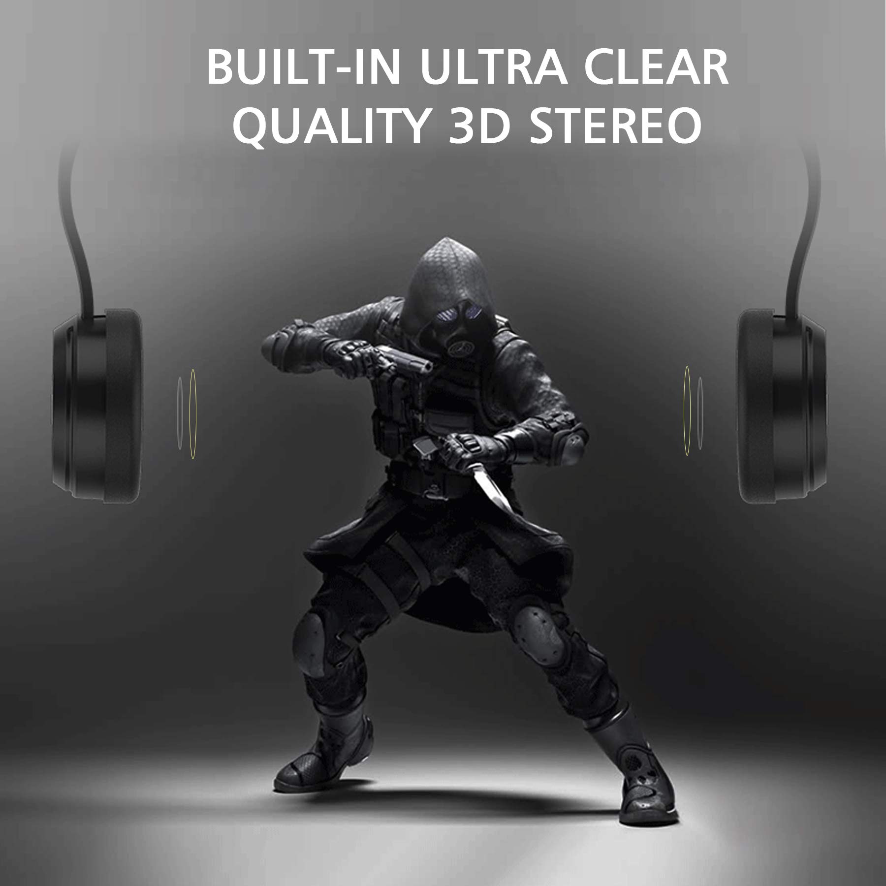 Best VR Headset for Gaming & Movies - 120°FOV Virtual Reality Goggles with Stereo Sound | Comfortable Design for iPhone & Android Phones (4.5-6 inch) | Perfect for Mobile Gaming, 360° Videos & Immersive Experiences