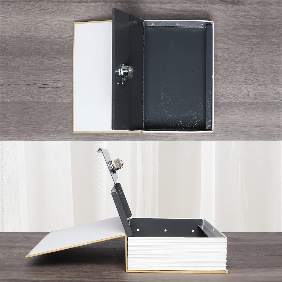 Kasten Book Safe with Key Lock - Hidden Diversion Safe Box for Cash, Jewelry & Valuables - 9.5x6.2x2.2 Inch Secret Storage - Perfect for Home Security, Travel & Emergency Hideouts