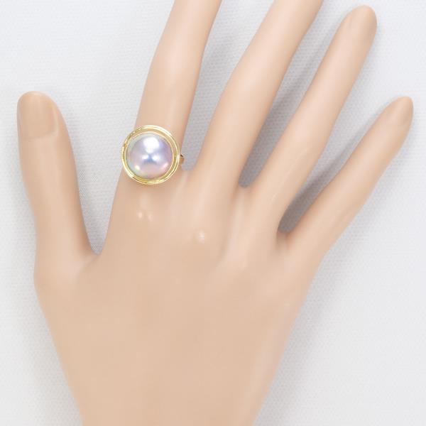 18K Yellow Gold Pearl Ring for Women - Elegant Pearl Jewelry for Weddings, Anniversaries & Special Occasions
