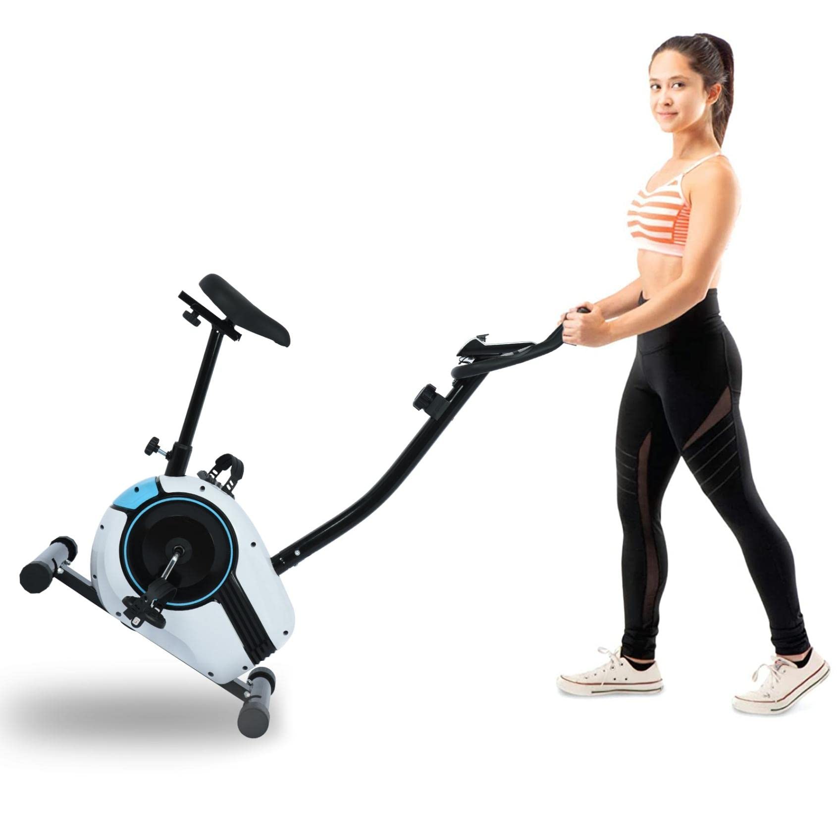 Magnetic Control Exercise Bike - Indoor Cycling Bike for Lower Body Workout, Quiet & Smooth Ride - Perfect for Home Gym, Cardio Training, and Rehabilitation