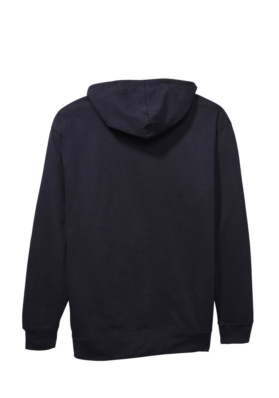 Circuit Hoodie for Men & Women - Navy & Red Color Block Design - Comfortable Streetwear for Casual Outings & Urban Fashion
