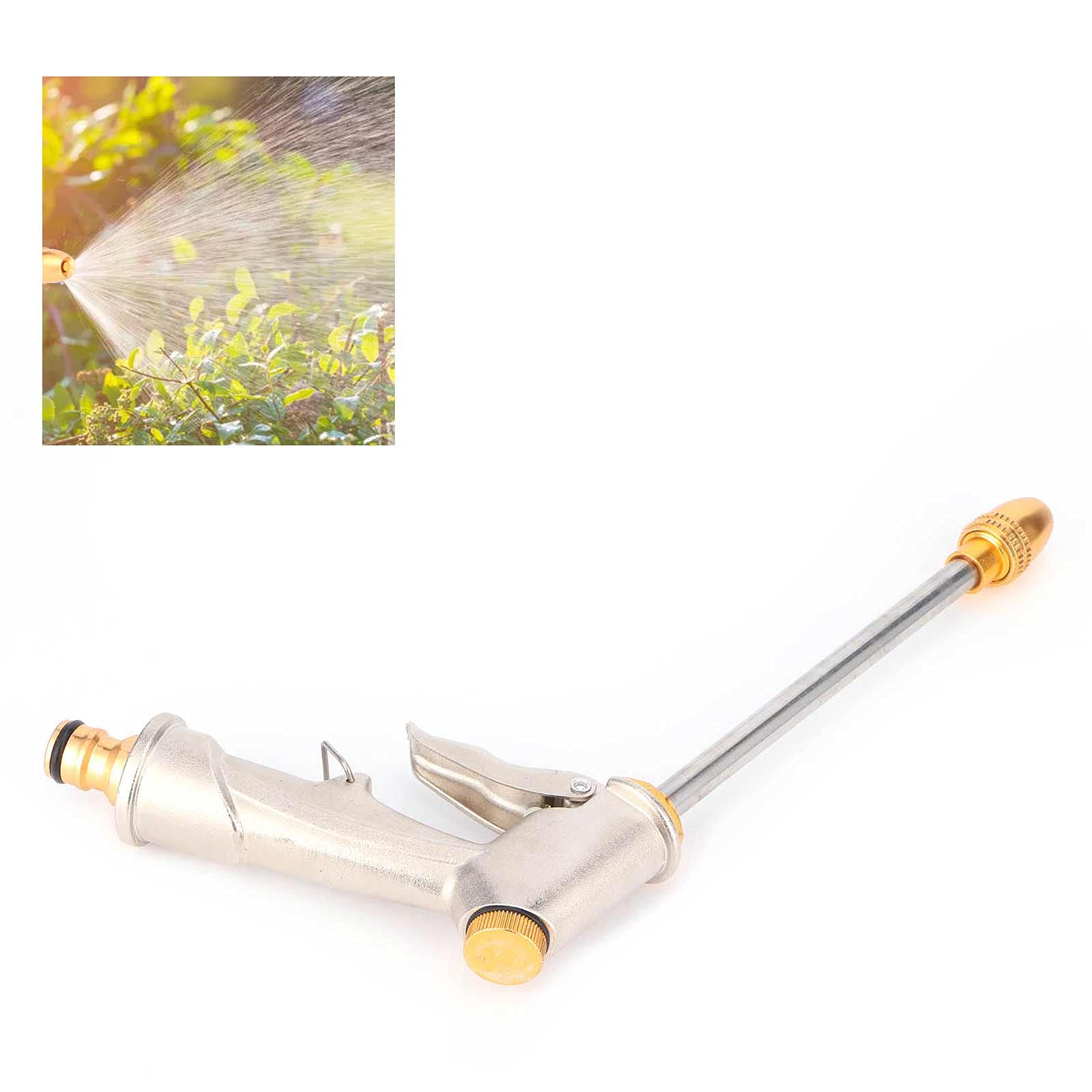 Adjustable Garden Water Sprayer - High Pressure Hose Nozzle for Plant Irrigation, Car Washing & Outdoor Cleaning | Perfect for Lawns, Gardens & Home Use