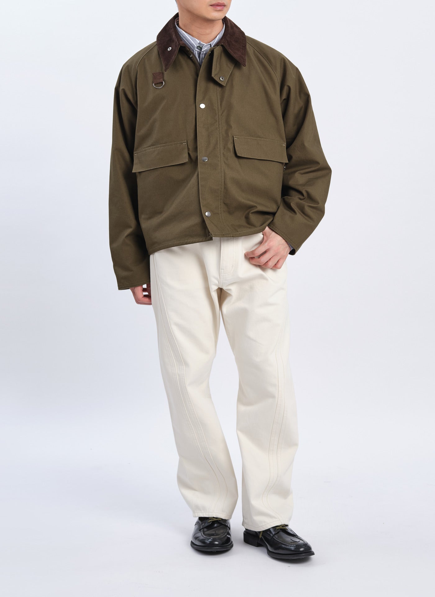 Durable Cordura Canvas Hunting Jacket for Men - Waterproof & Windproof Outdoor Gear - Ideal for Hunting, Hiking & Camping Adventures