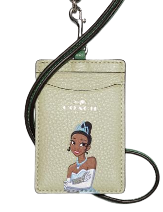 Coach Disney X Coach Princess Tiana ID Lanyard - Official Disney Collaboration - Perfect for Work Badges, Events & Disney Fans Collection