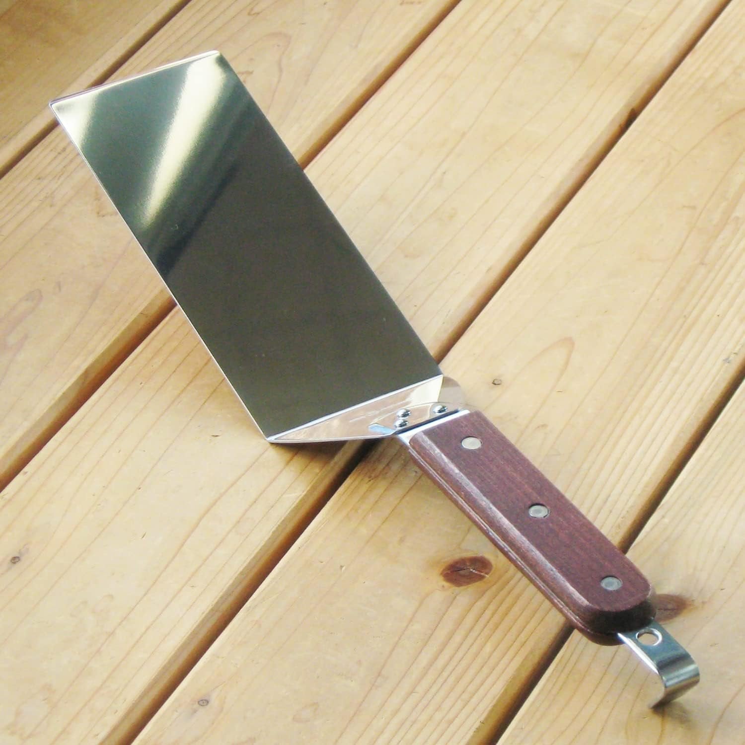 Premium Japanese Turner Spatula - 150mm Narrow Teppanyaki Grill Flipper for Cooking, BBQ & Sushi Making - Ideal for Home Kitchens & Professional Chefs