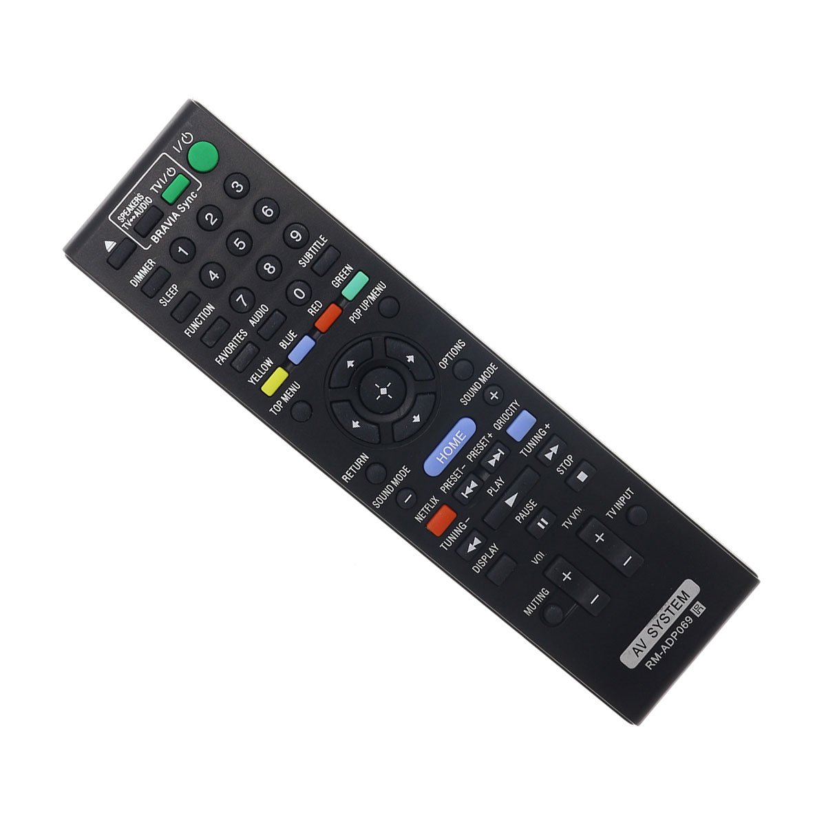 Original DEHA Replacement Remote Control for Sony BDVN790W Audio Receiver - Perfect for Home Theater, Streaming & Entertainment Systems