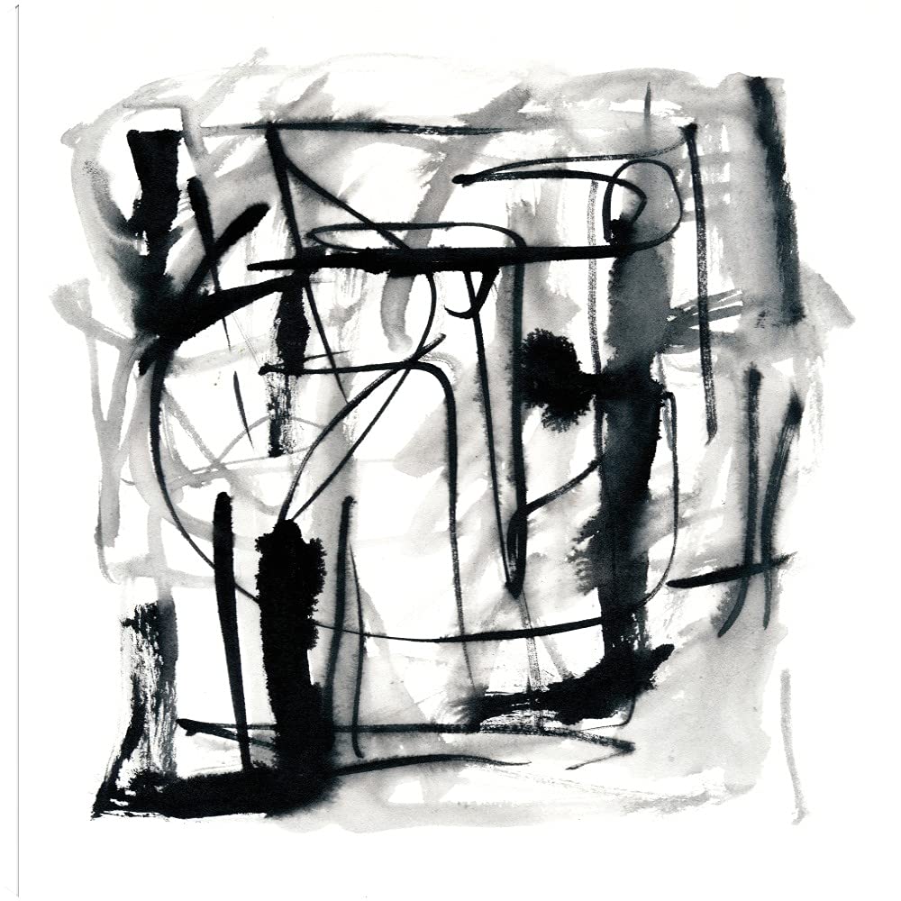 Inktober Fine Art Canvas Wall Decor by Artist Kim Johnson - 32x32 Inches, Ready to Hang - Perfect for Living Room, Bedroom, Office & More - Modern Home & Office Decor